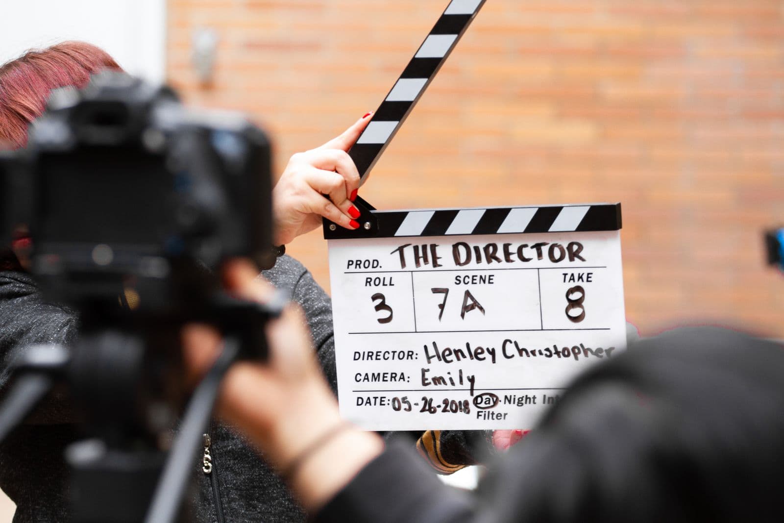 Clap de tournage « The Director »